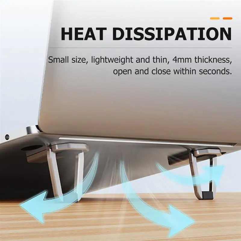 

Aluminum Alloy Laptop Kickstand Cooling Pad Notebook Stand Laptop Stand Riser