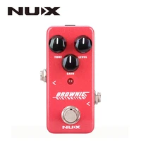 new nux nds 2 brownie distortion guitar effect pedal full metal shell true bypass