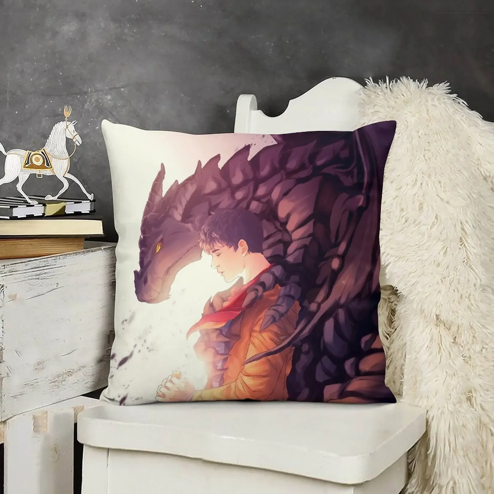 Декоративная подушка The Last Dragonlord White Edition рождественские украшения чехол для