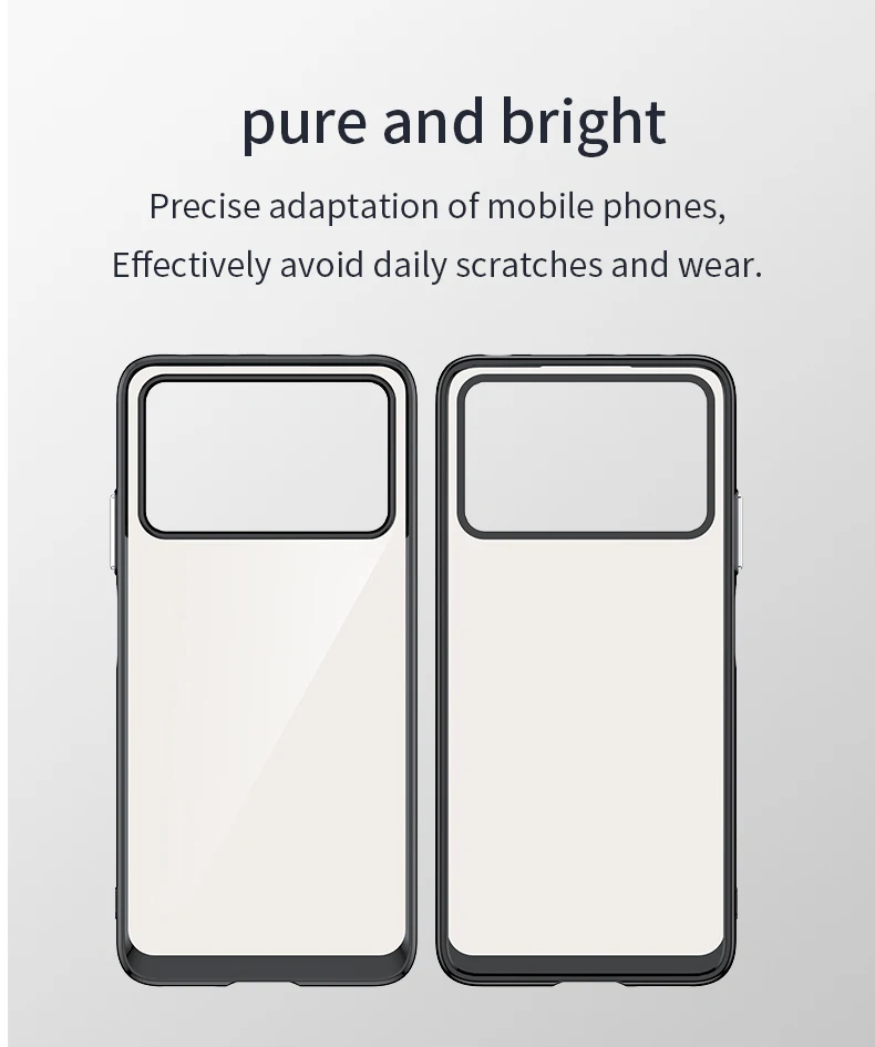 For Poco X4 Pro Case For Poco X4 Pro Cover Coque Fundas Hard Clear Translucent Soft Frame Phone Bumper For Poco X4 Pro