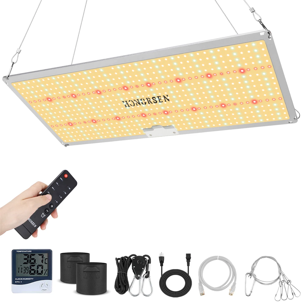 Full Spectrum 4x4ft Coverage Remote Control Dimmable For Hydroponics Veg And Flower