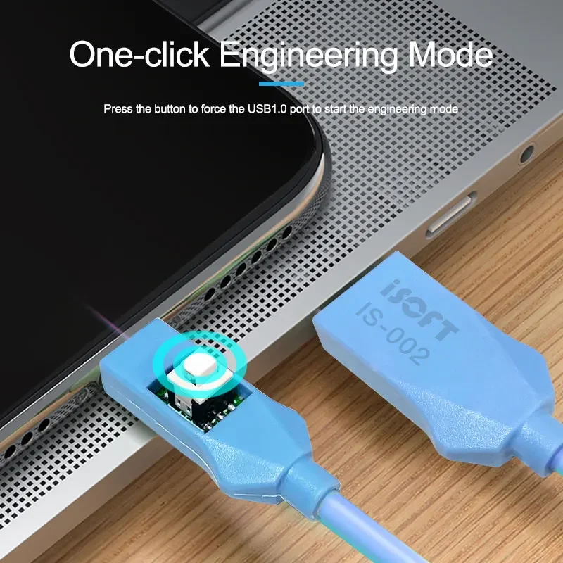 ISOFT IS-002 Инженерный кабель серии HW Интерфейс Type-C Быстрая зарядка для подключения