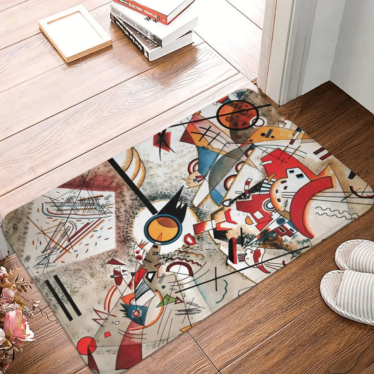 Wassily Kandinsky Bauhaus модный нескользящий ковер для ванной художественный коврик