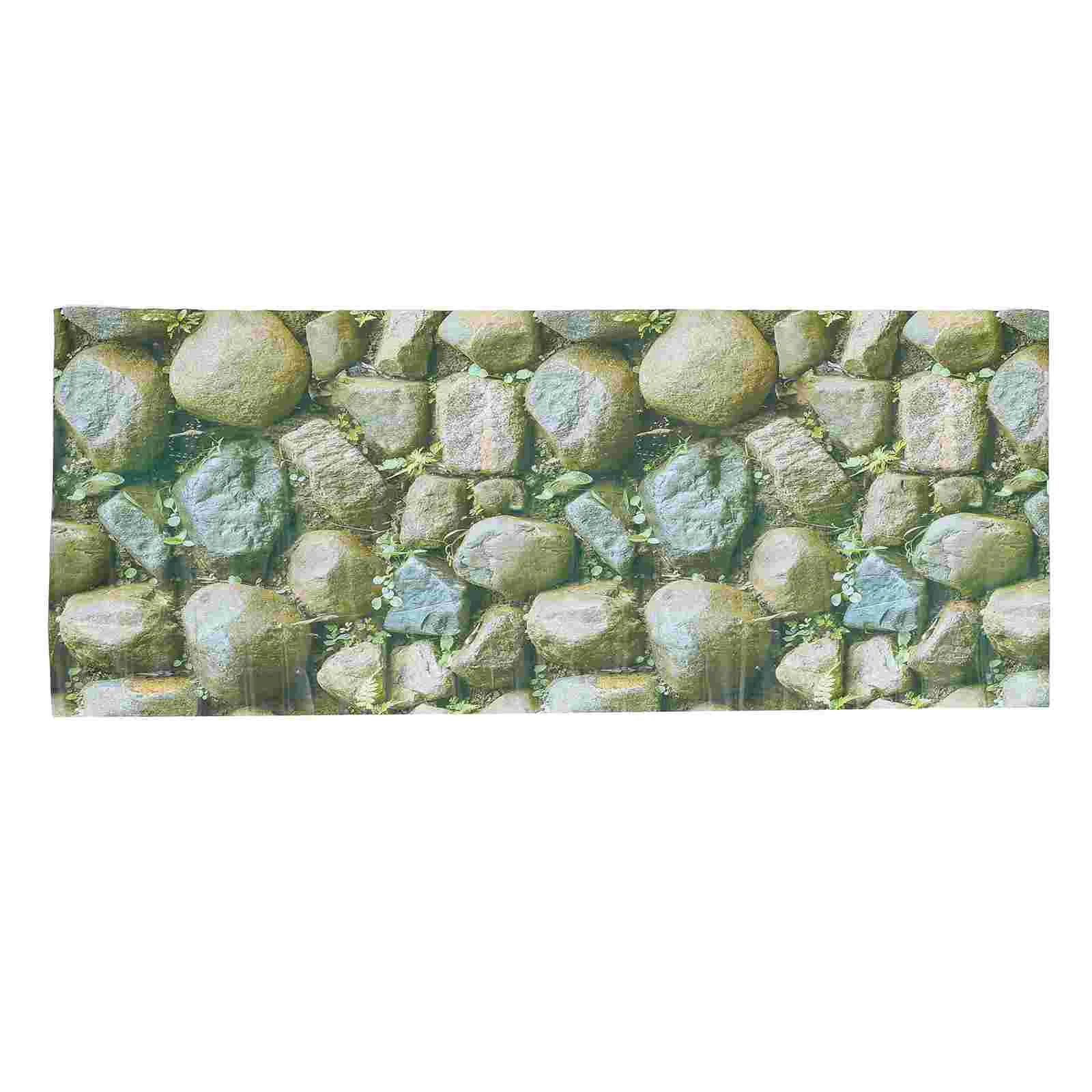 

Reptile Tank Rocks Wallpaper Adhesive Sticker Reptile Terrarium Landscaping Decal Rocks Sticker