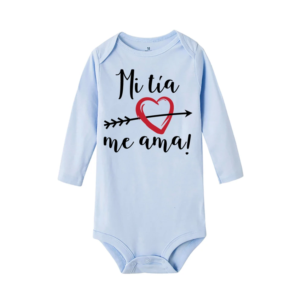 Комбинезоны с принтом Моя тетя любит меня одежда для мальчиков и девочек