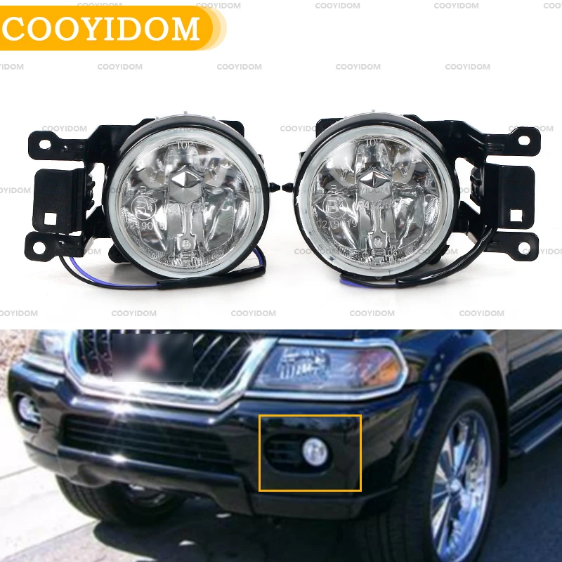 

Car Front bumper Fog Light fog lamp Drive Driving Lamp headlight For Mitsubishi Montero Pajero Sport 2000 2001 2002 2003 2004