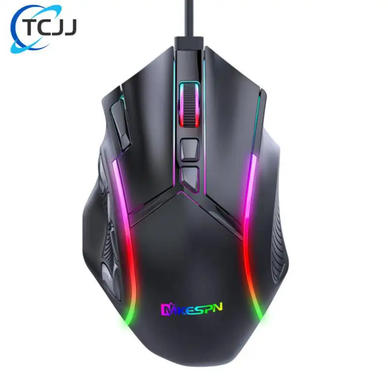 

Игровая мышь со светящимся корпусом, 12800dpi, 12 клавиш