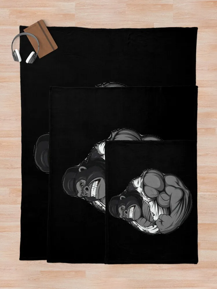 Одеяло Shred Silverback Grin Physique мягкие большие свободные летние одеяла для диванов