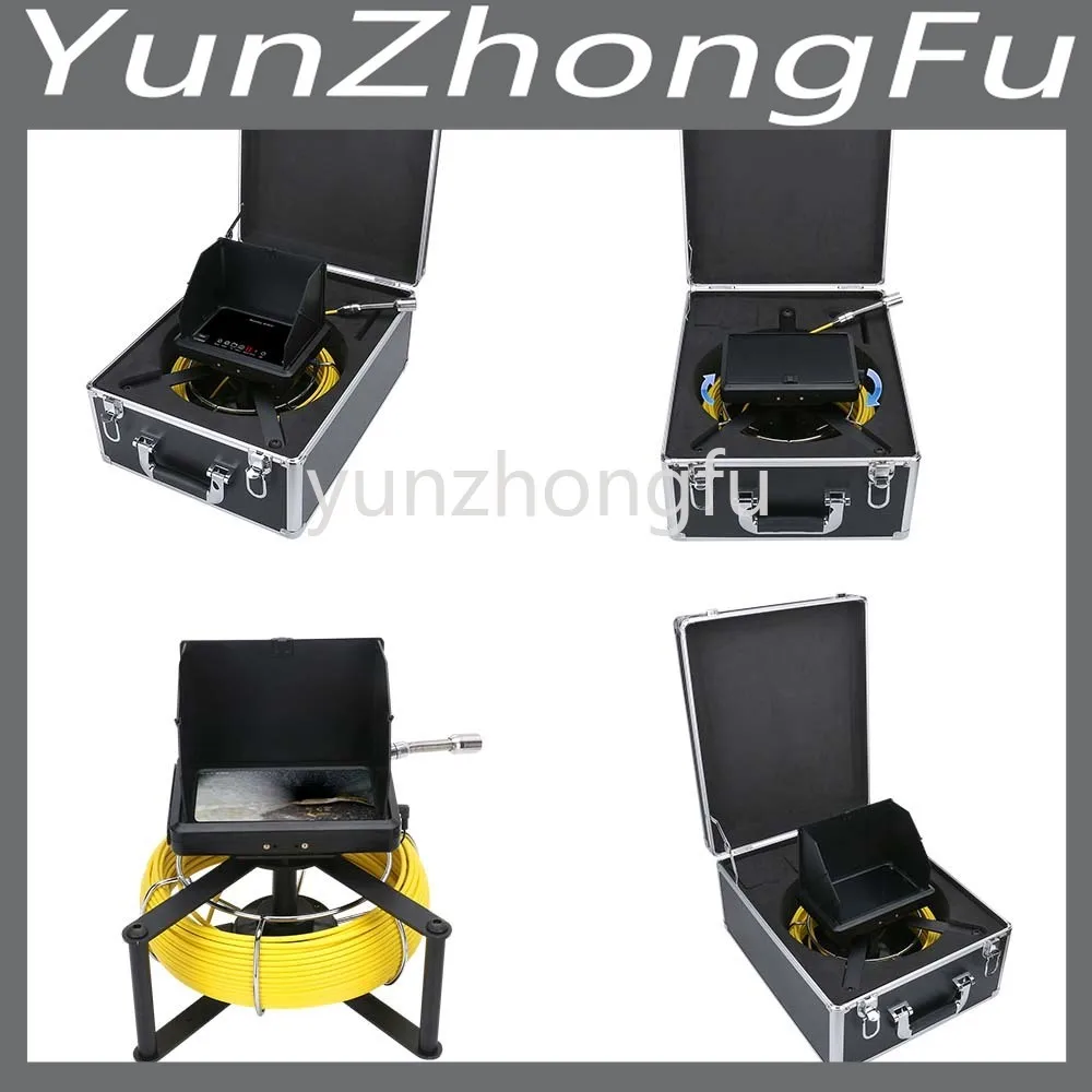 

Pipe Sewer Inspection HD 1080P Camera touch screen with Meter Counter / DVR Video recording / WIFI wireless / Photo Editing