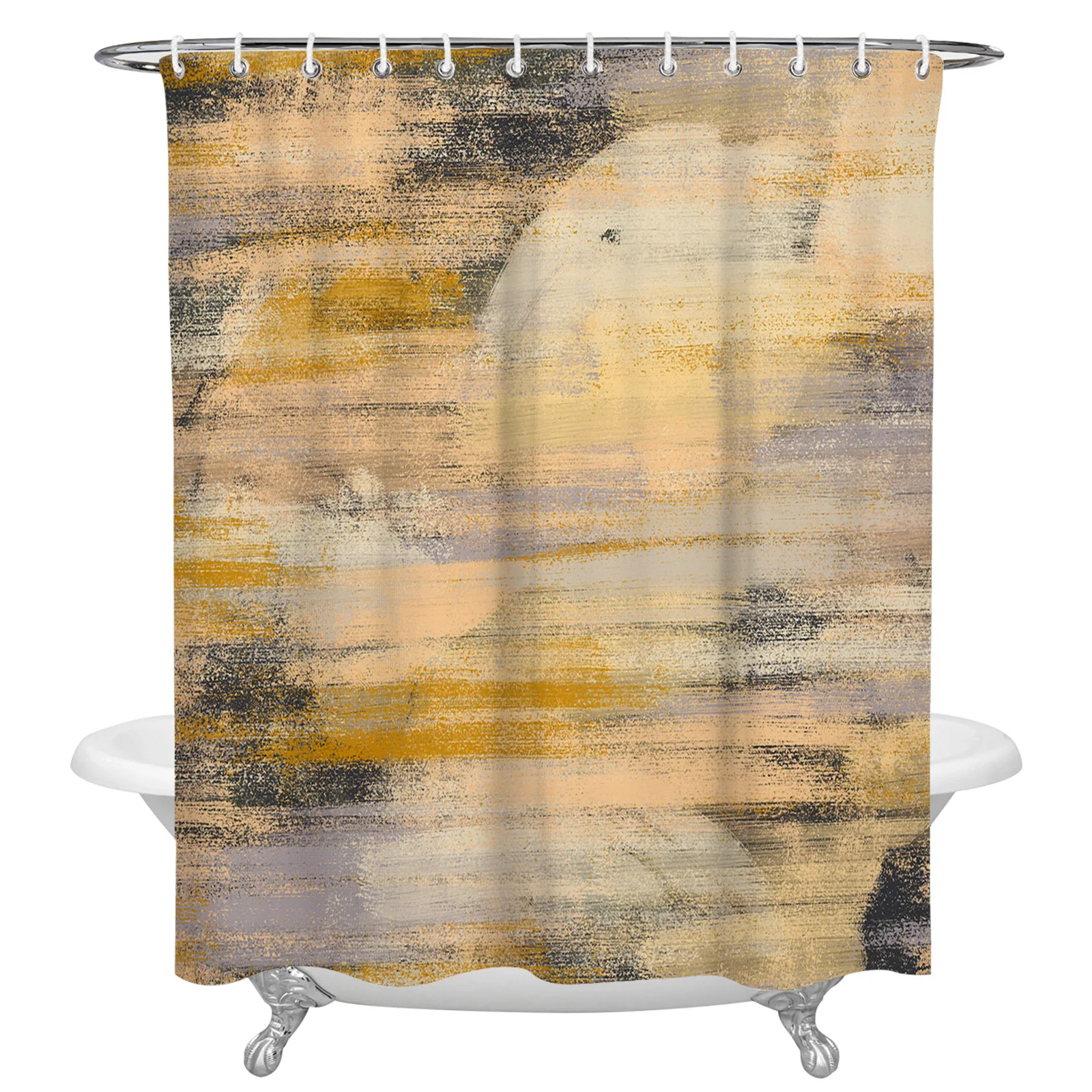 

Абстрактная Современная Ретро текстурная занавеска для душа s, водонепроницаемая занавеска для ванной из полиэстера, занавеска для ванной ...