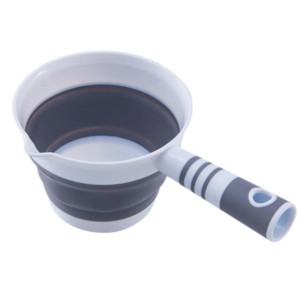 

Water Ladle Scoop Bath Collapsible Cup Kitchen Dipper Spoon Hair Rinse Washing Shampoo Bathing Portable Folding Foldable Rinser