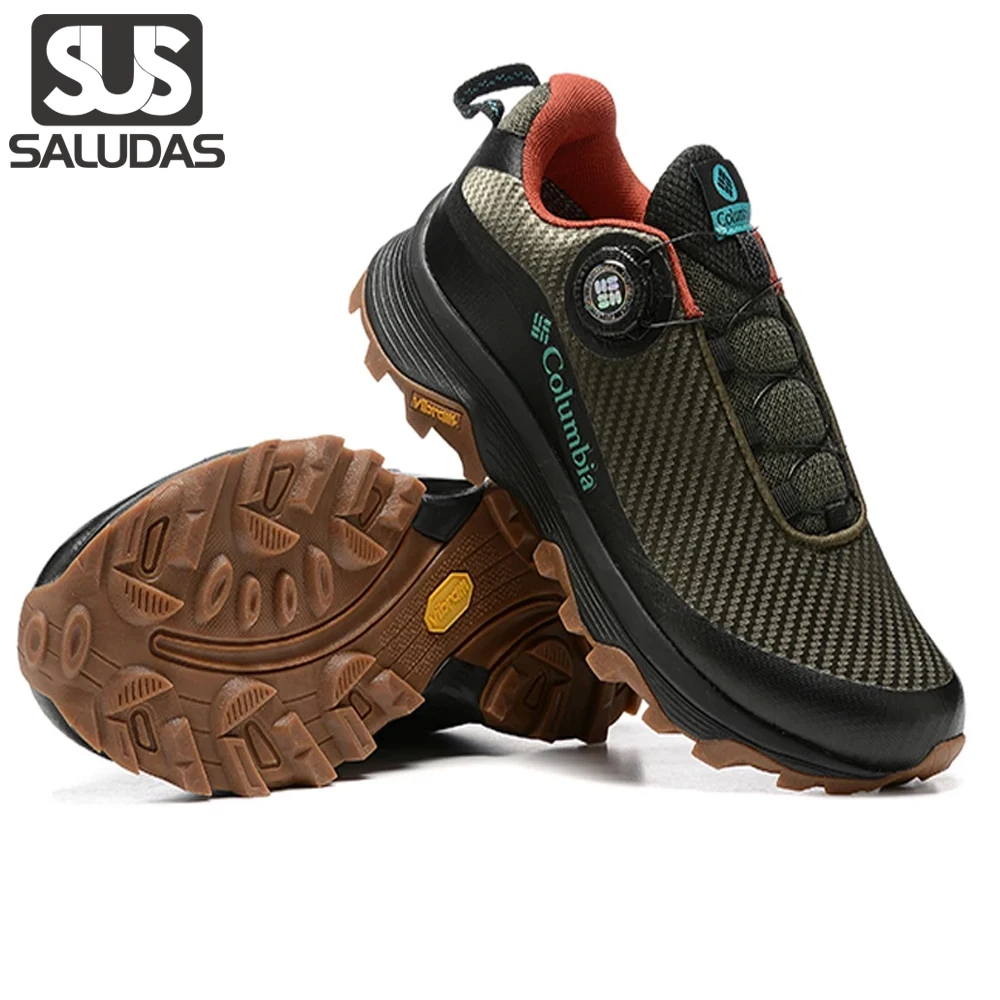 

Мужские походные кроссовки SALUDAS, Нескользящие дышащие Сникерсы для активного отдыха, походов, путешествий, скалолазания