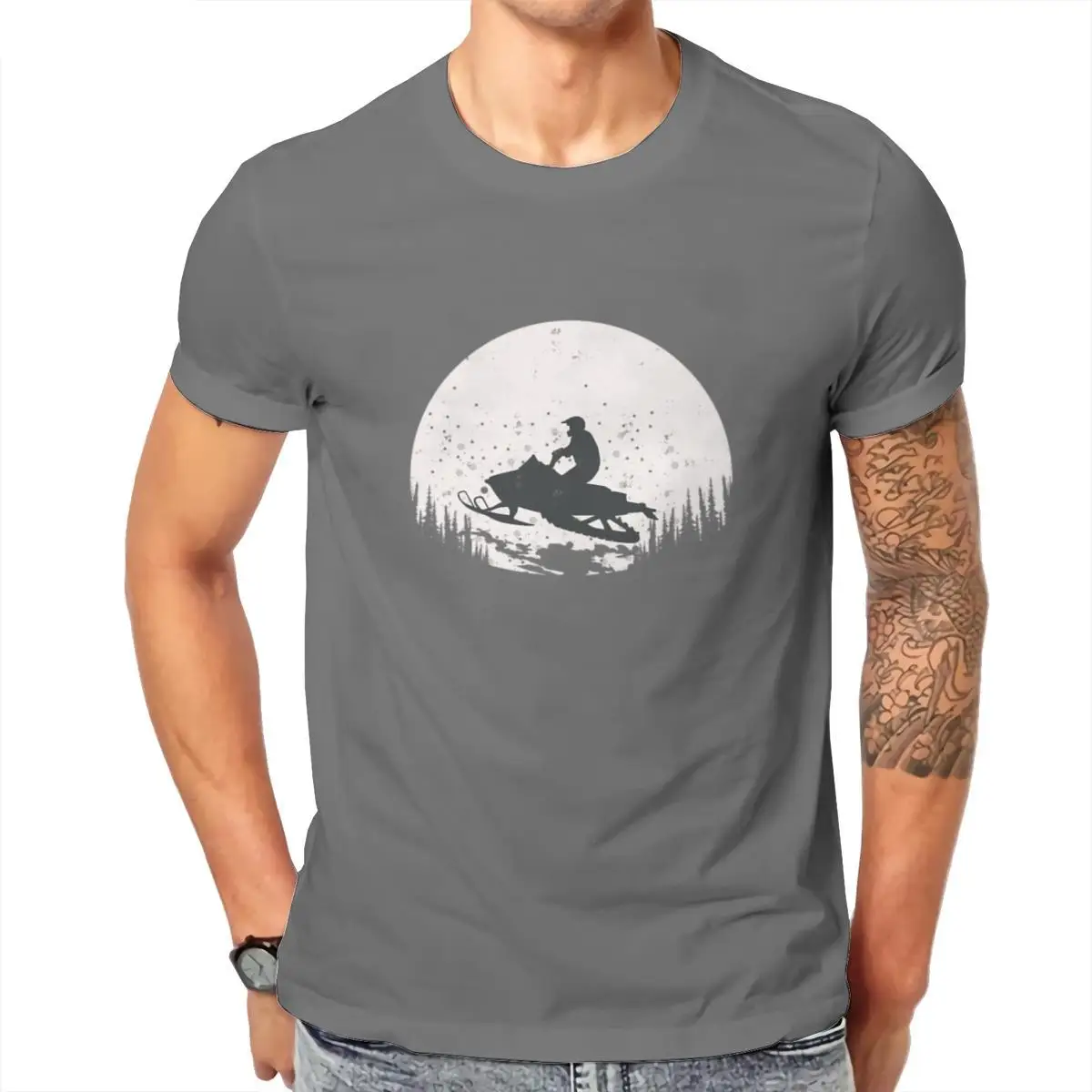 

Wholesale Sled Across The Moon - Snowmobile Design Unisex Baseball T-Shirt Red Pink Gift Aesthetic Men Clothing 105641