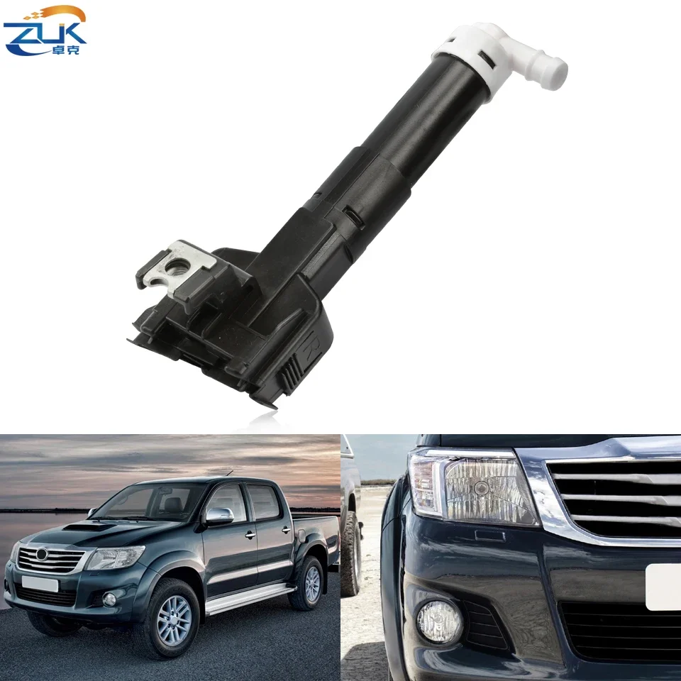 

Насадка для омывателя передних фар ZUK для TOYOTA HILUX VIGO 2011 2012 2013 2014 2015, насос для очистки фар, струйный привод для распыления воды