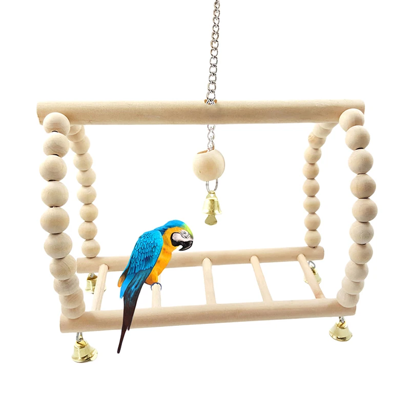 

Parrot Toy Hanging Bridge Parrot Swing Parrot Suspension Bridge Stairs Swing Bird Supplies Bird Toys Pet Gifts