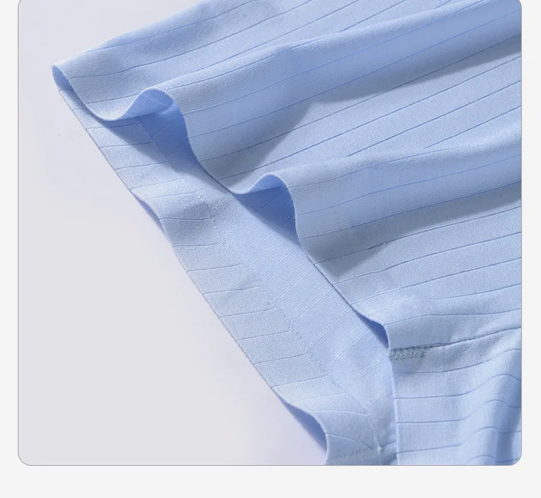 New Waffle modal cotton men's underwear solid color boxer shorts 3PCS