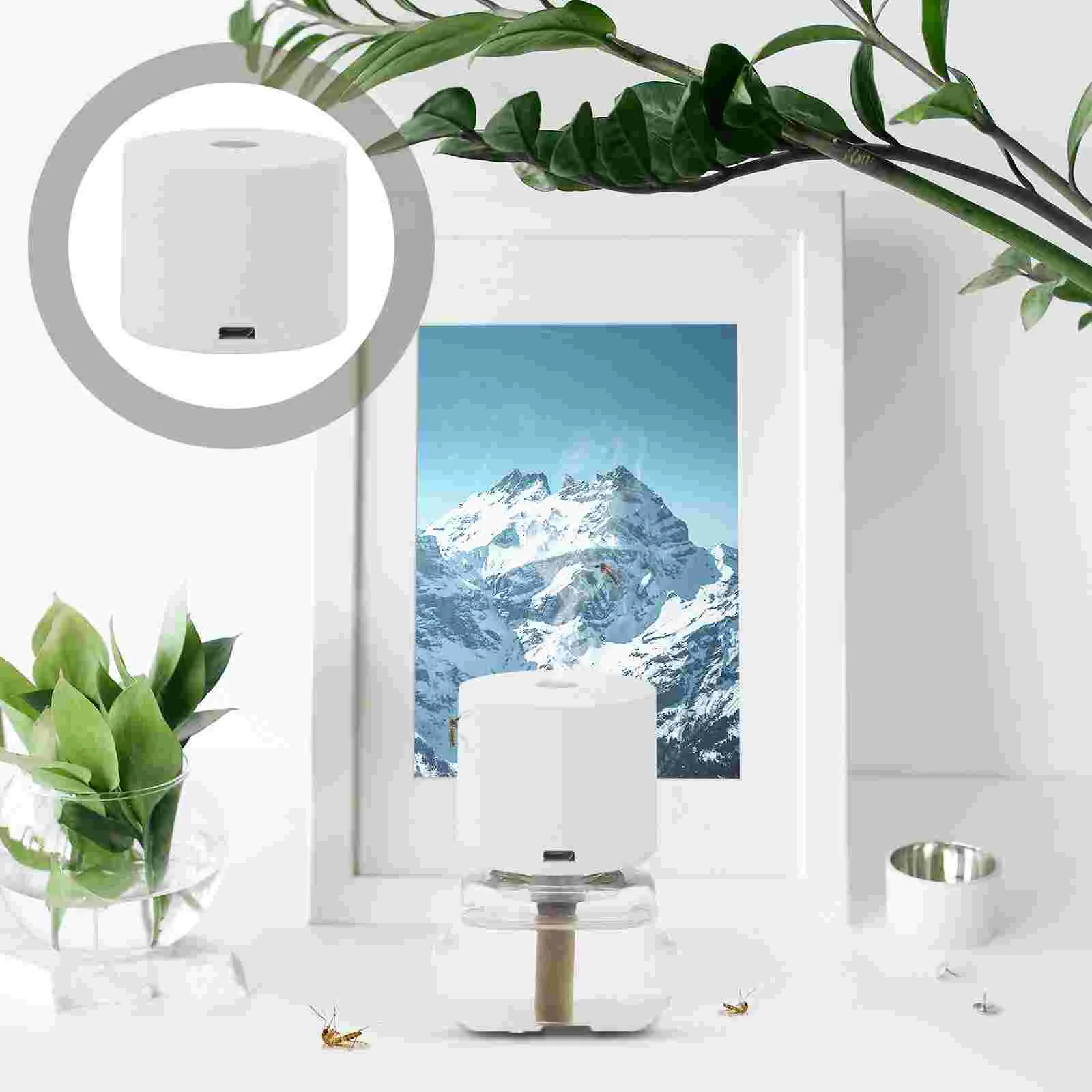 

Electronic USB Mosquito Repeller Liquid Heater Fly Insects Bug Zapper Killer for Home and Car Use )