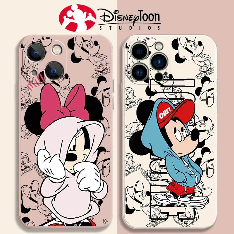 

Phone Csae For Funda iPhone 11 Case 12 13 Pro Max Mini X XS XR MAX 5 6 7 8 Plus 2020 SE Mickey Mouse Anime Soft Silicone Celular
