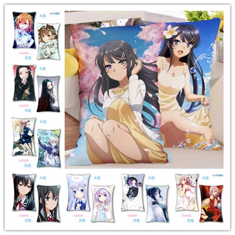 

Подушка двухсторонняя плюшевая с рисунком персика, наволочка с мультипликационным аниме рисунком, для спальни, гостиной