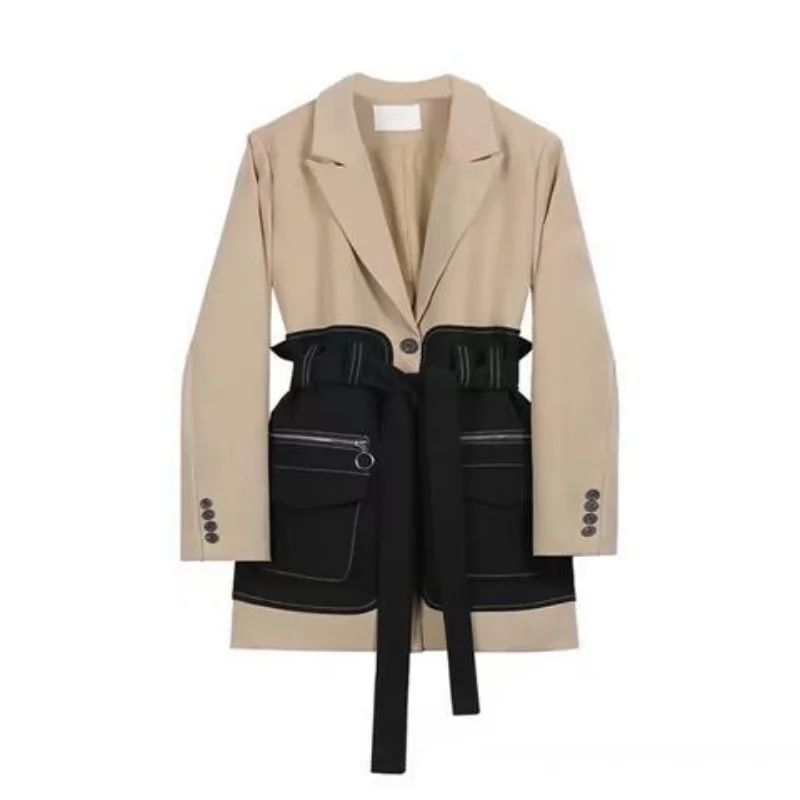 New Blazer Mujer Jacket Women Retro Suit Tops Office Women Brand Luxury Designer Clothing Coats Korean Fashion