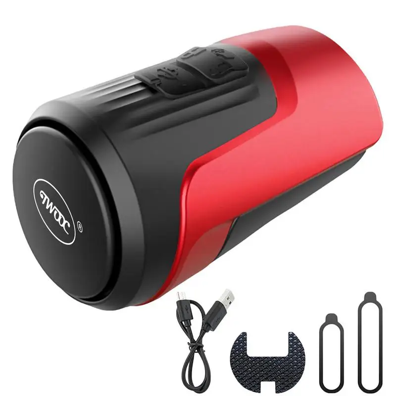 

Anti-theft Bicycle Electric Horn USB Bike Ring Bell 125dB Rainproof Classic ABS+PC Shell Bike Bell Loud Crisp Clear Sound Parts