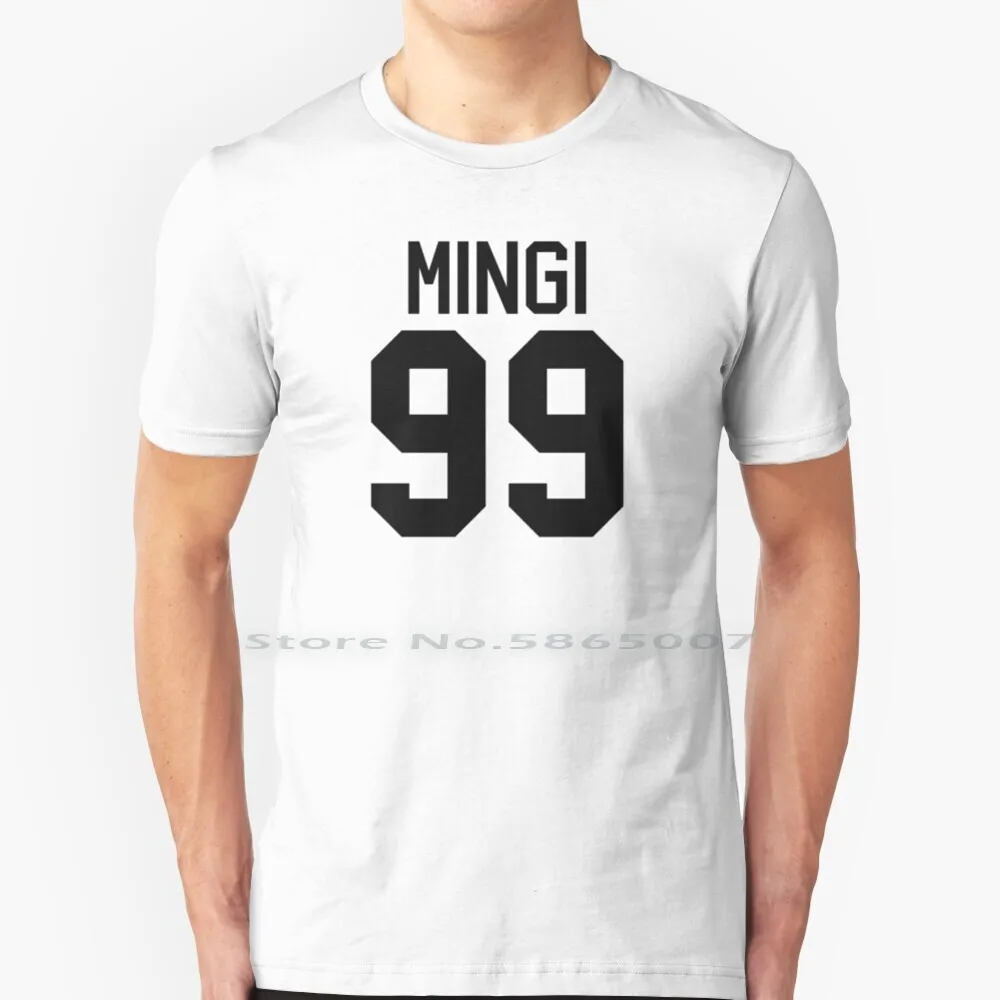 

Футболка Mingi из 100% хлопка, футболка Ateez Kpop Mingi Ateez большого размера 6xl, модная футболка в подарок