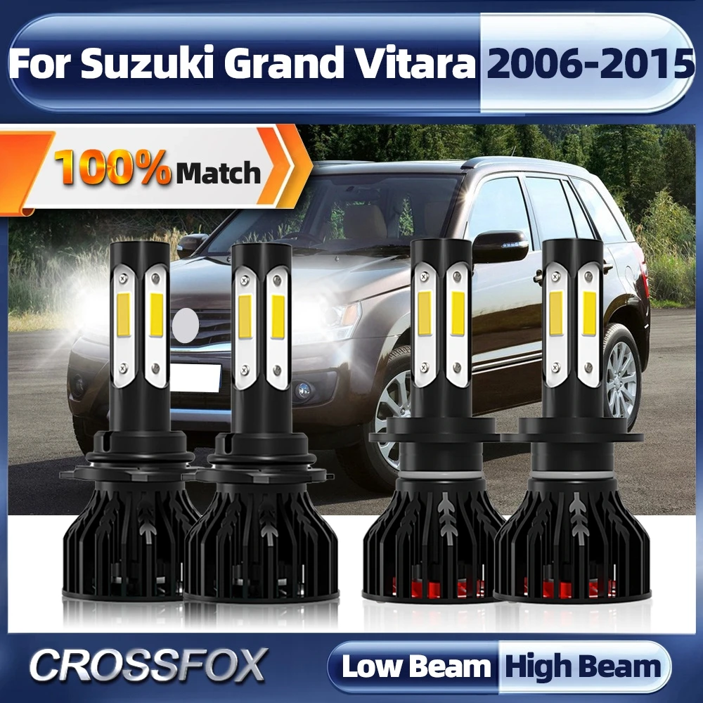 

H7 9005 HB3 Car LED Headlight Bulbs 240W 40000LM 12V Auto Headlamps For Suzuki Grand Vitara 2006-2010 2011 2012 2013 2014 2015