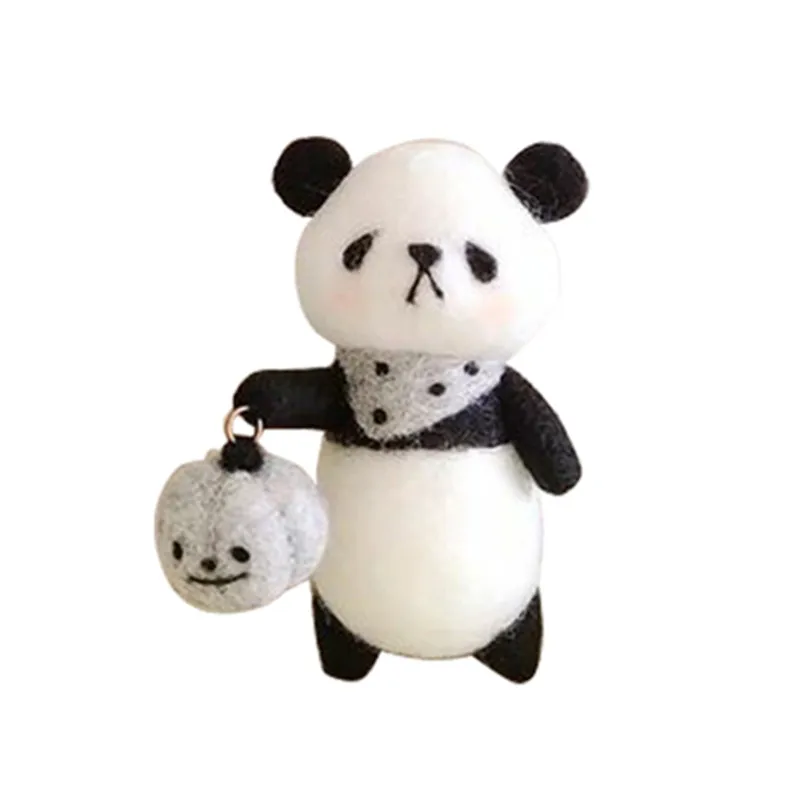 

Animals wool needlepoint kit wool felt needle felting pendant craft needlecraft DIY handmade