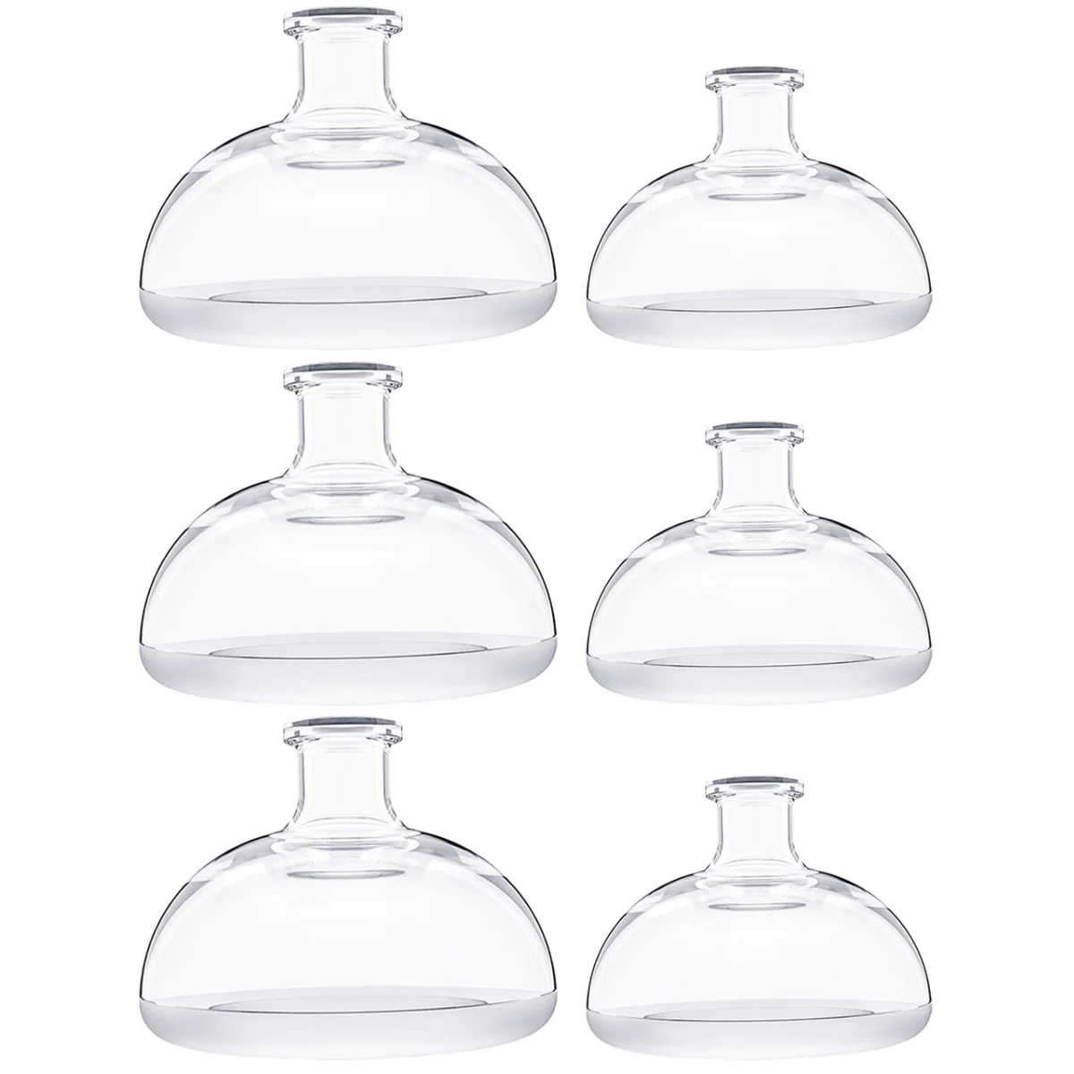 

6 pcs Mom Palm Cup Pressure Drum Cup Sputum Remover for Burping Toddler