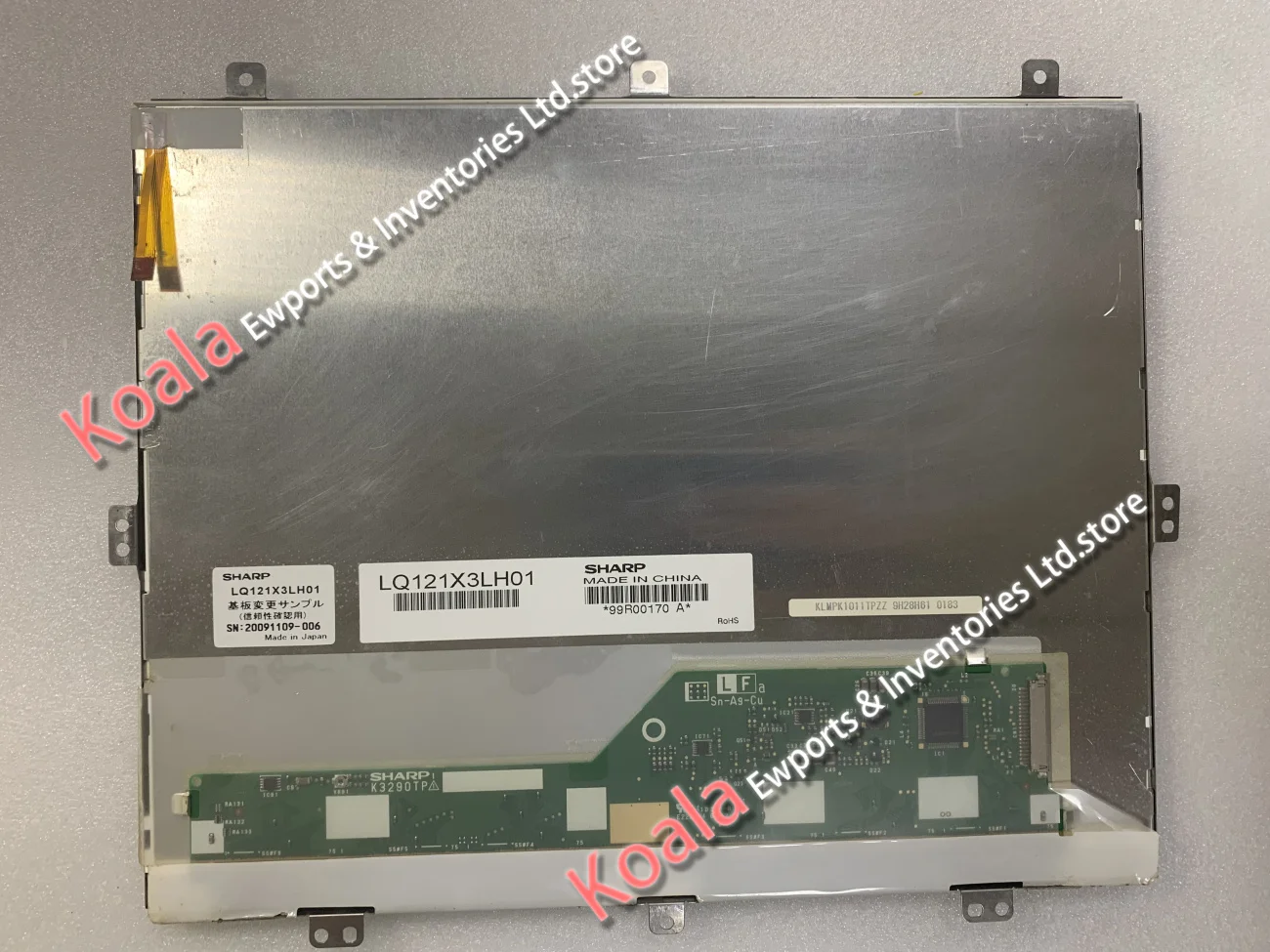 LQ121X3LH01  12.1 INCH DISPLAY SCREEN  ORIGINAL   1024*768 TFT