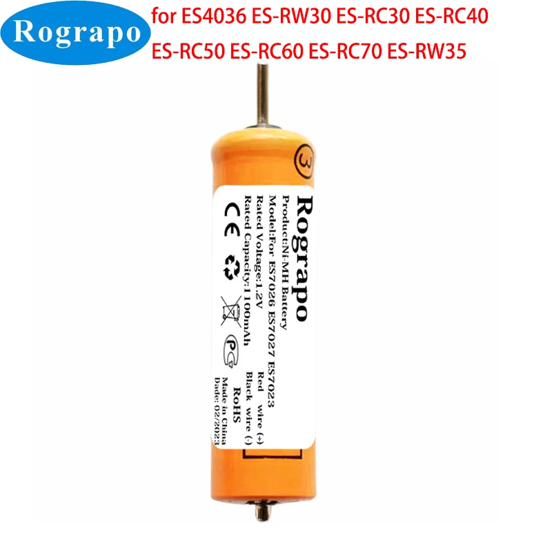 Новая перезаряжаемая аккумуляторная батарея Ni-MH для Panasonic ES4036 ES-RW30 ES-RC30 ES-RC40 ES-RC50 ES-RC60 ES-RC70 ES-RW35 Новая перезаряжаемая аккумуляторная батарея Ni-MH для Panasonic ES4036 ES-RW30 ES-RC30 ES-RC40 ES-RC50 ES-RC60 ES-RC70 ES-RW35