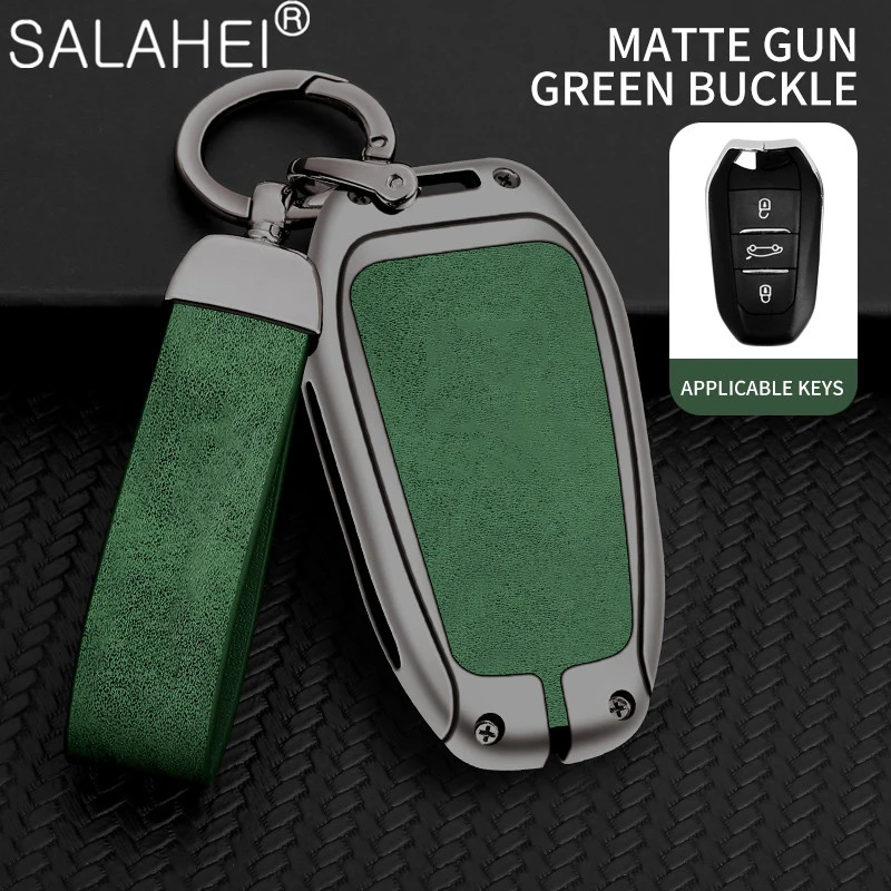 

Car Key Case Cover Holder Shell Full Protector For Peugeot 107 208 308 508 408 301 307 2008 3008 4008 5008 RCZ Styling Accessory