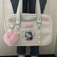 anime backpack hello kitty jk lolita soft girl shoulder hot girl cute sweet student party large capacity commuter uniform bag
