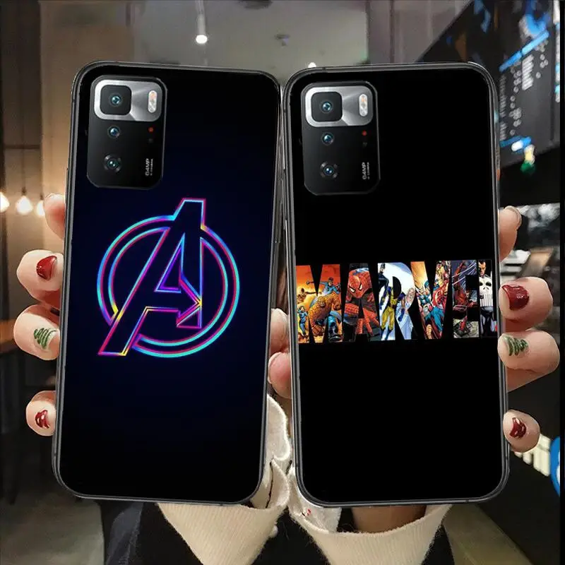 

Marvel logo Phone cover For Redmi Note 4 5a 5 6 7pro 7 8 8pro 8t 9 pro max 9s 9t 10 10pro Phone case soft