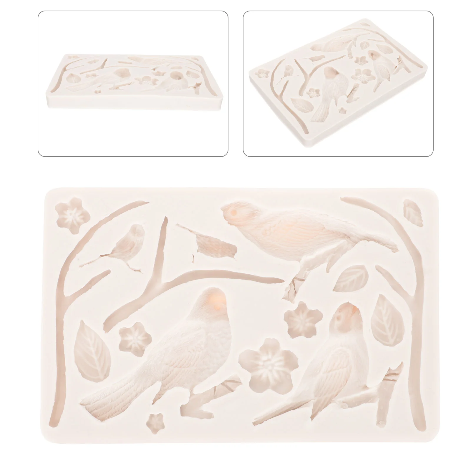 

Silicone Biscuit Mold Chocolate Candy Fondant Cake Flexible Kitchen Supplies Lovely Cookie Christmas