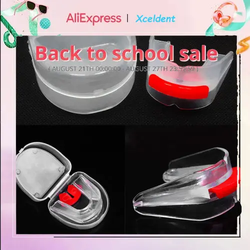 

Silicone Sports Boxing Clear Mouth Piece Gum Shield Teeth Guard for Boxing-pop