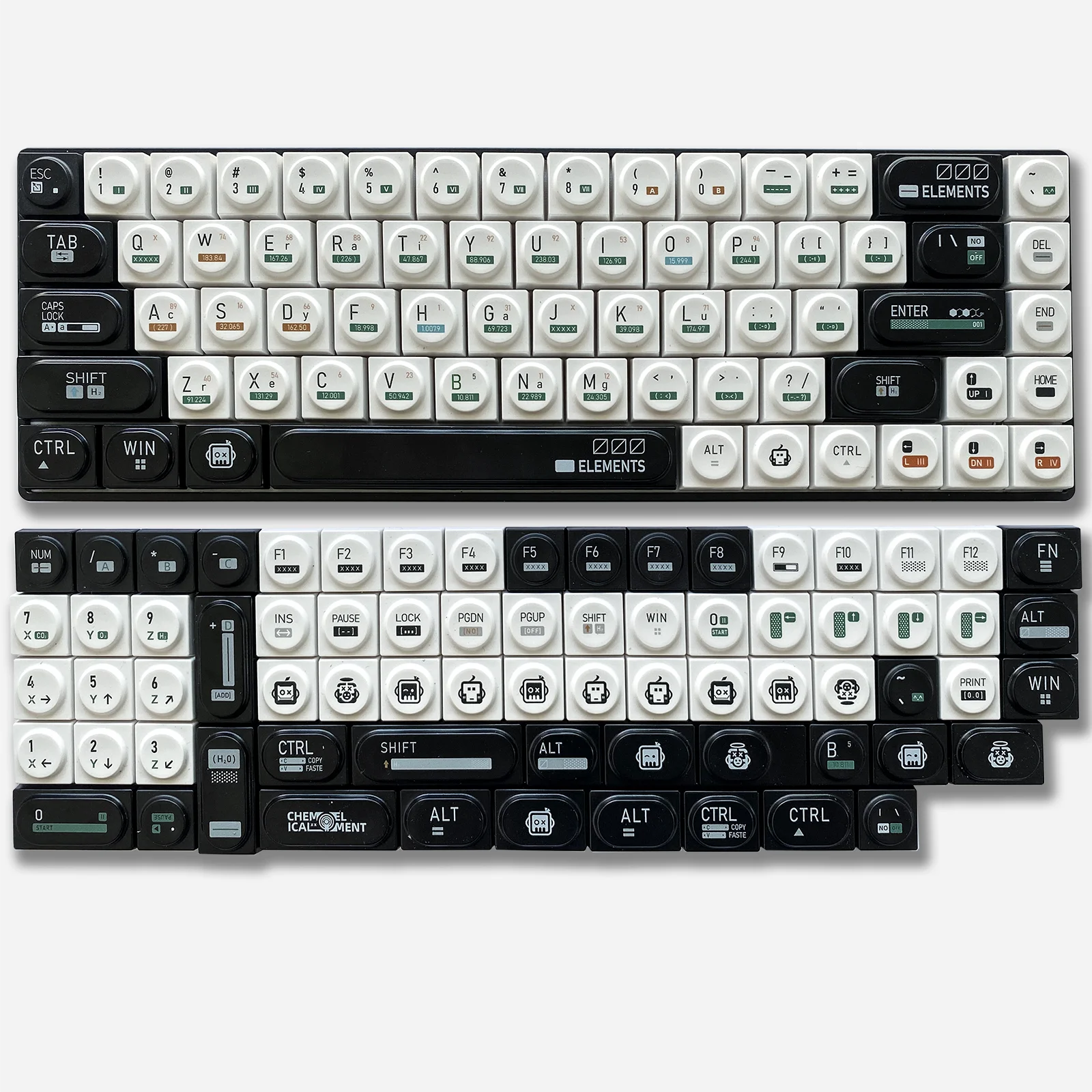 Игрушка-блоки Doys 136 клавиш полный набор колпачков для немецкий материал PBT