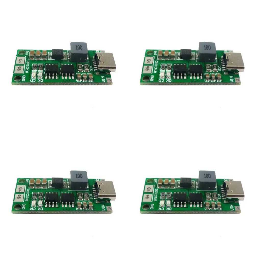 

2S 4A 3-6V to 8.4V Step-Up Voltage Boost Lipo Li-Ion Dc 5V Type-C 18650 Charger