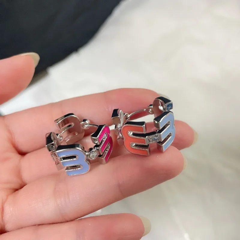 

Серьги LONDANY, красочные серьги в виде капель с буквами, женские серьги в стиле ретро, красивые женские серьги