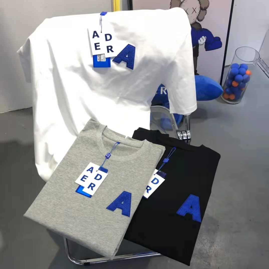 Высококачественная футболка с круглым вырезом для мужчин и женщин 3D вышивкой