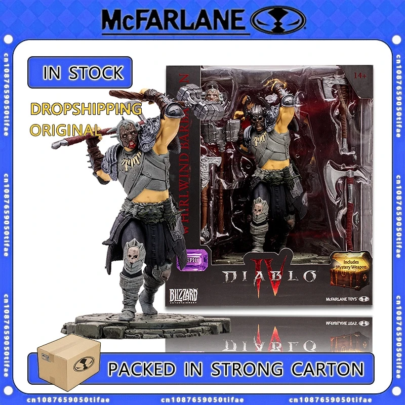 Игрушки McFarlane Whirlwind варвар: Epic (диабло IV) в масштабе 1:12 фигурки героев подарки