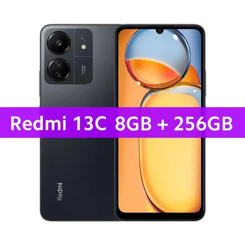 Смартфон Xiaomi Redmi 13C, экран 5000 дюйма, камера 50 МП, 6,74 мАч, 90 Гц