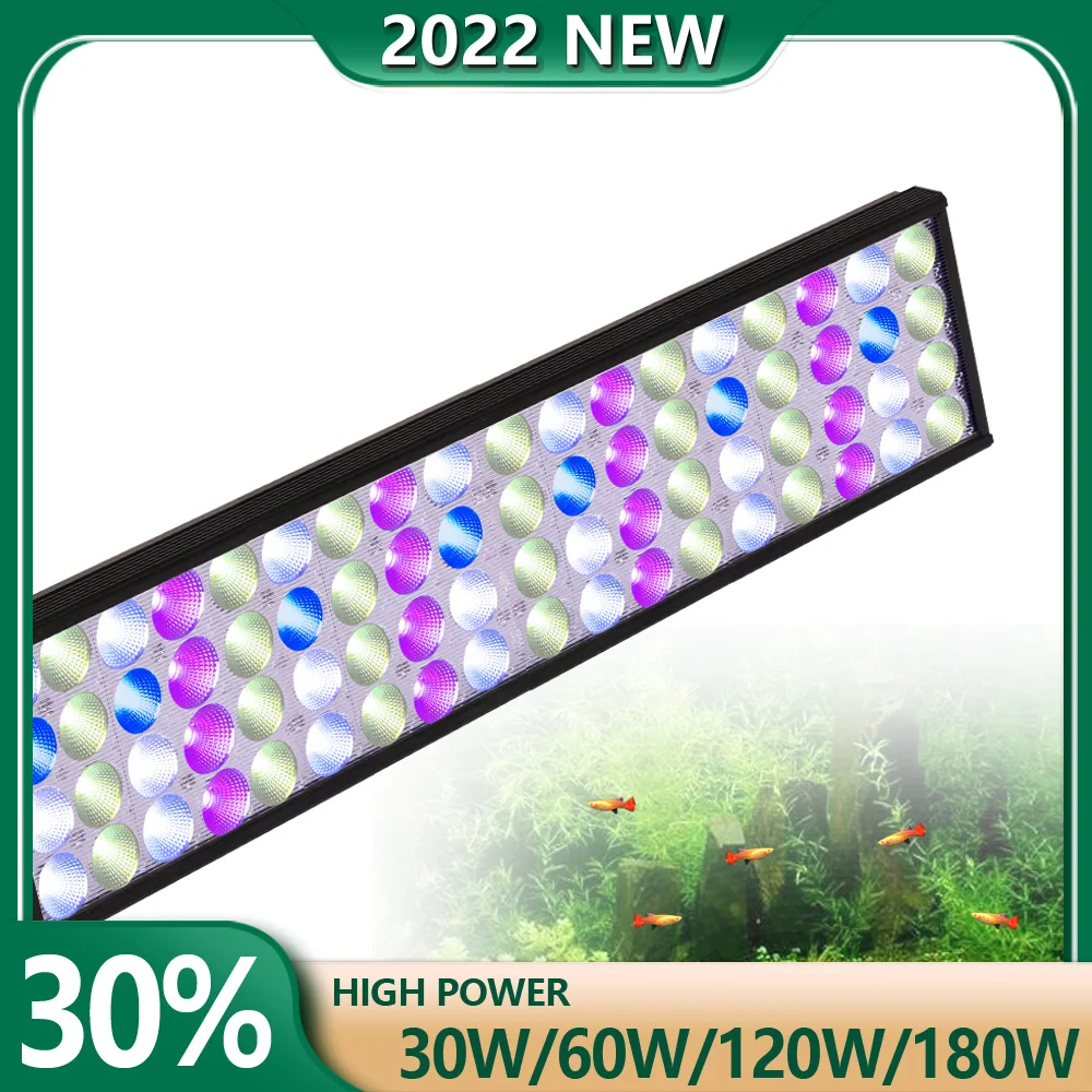 

40cm-180cm NEW LED Aquarium Light with Timer Fish Tank Light Underwater Lamp Aquariums Decor Lighting Planted Lights Sunrise_set