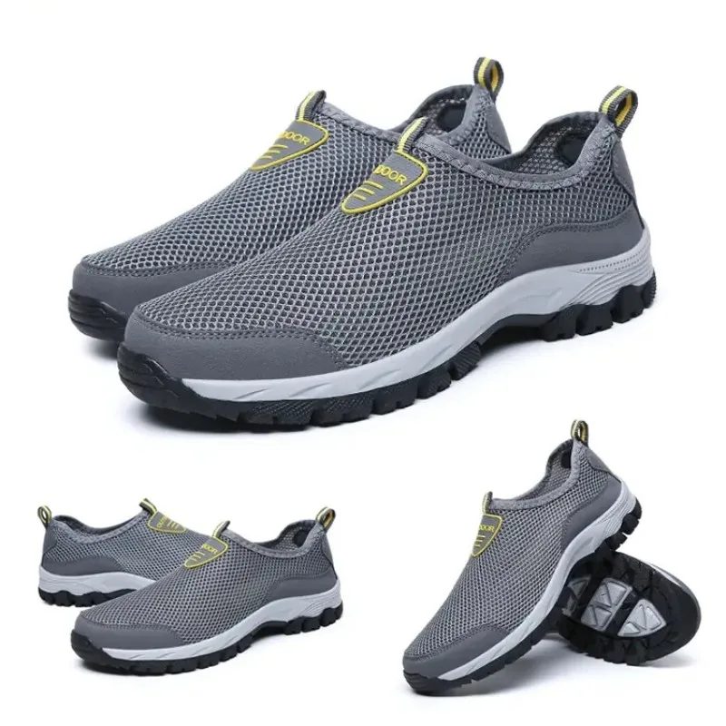 

Мужские уличные туфли для скалолазания DAFENP, дышащая летняя обувь для скалолазания, быстросохнущая повседневная обувь 39-49