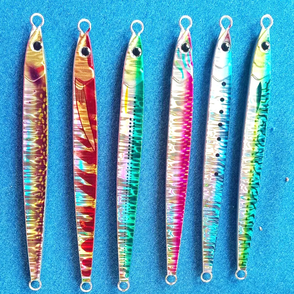 Фото AS Fast JIg Angler Bait UV Lure 150g180g Fishing Glow Jig Speed Falling Boat Морская рыбалка Металлическая жесткая вертикальная тонущая приманка Pesca №3
