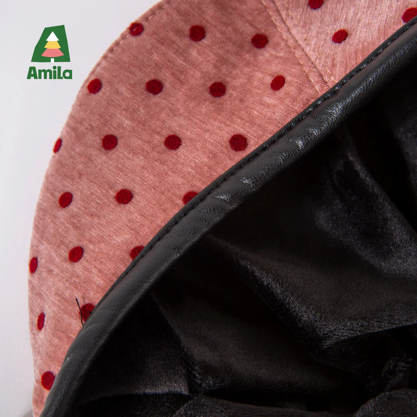 Детский зимний модный берет Amila Kids в горошек и бантиках, изысканный, модный, удобный и неограниченный (art.: 3920d3aebf2e9) - 3920d3aebf2e9