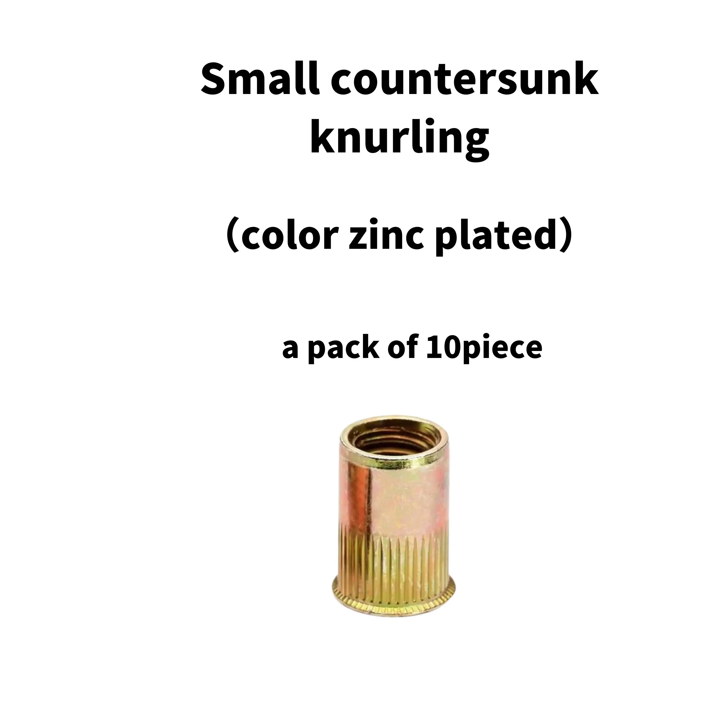 

Заклепка-вставка, гайка из нержавеющей стали/алюминия/оцинкованной стали, плоская потайная головка, резьбовая крышка, заклепка Nutsert M3 M4 M5 M6 M8 M10 M12