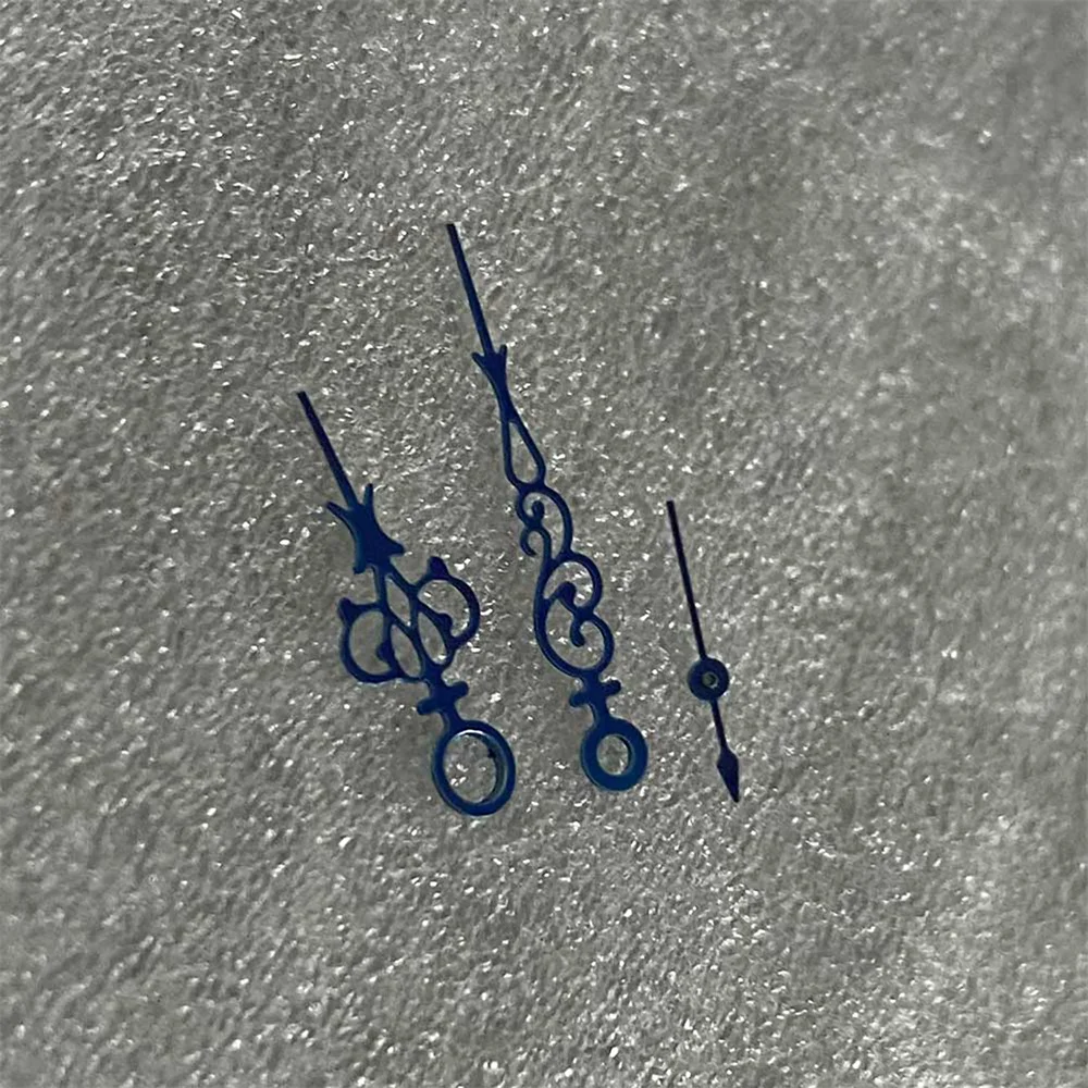 

Nice Snowflake Shape Watch Pointer Blue Hollow Watch Hands Repair Parts for ETA6497/6498 ST3600/ST3620 Movement