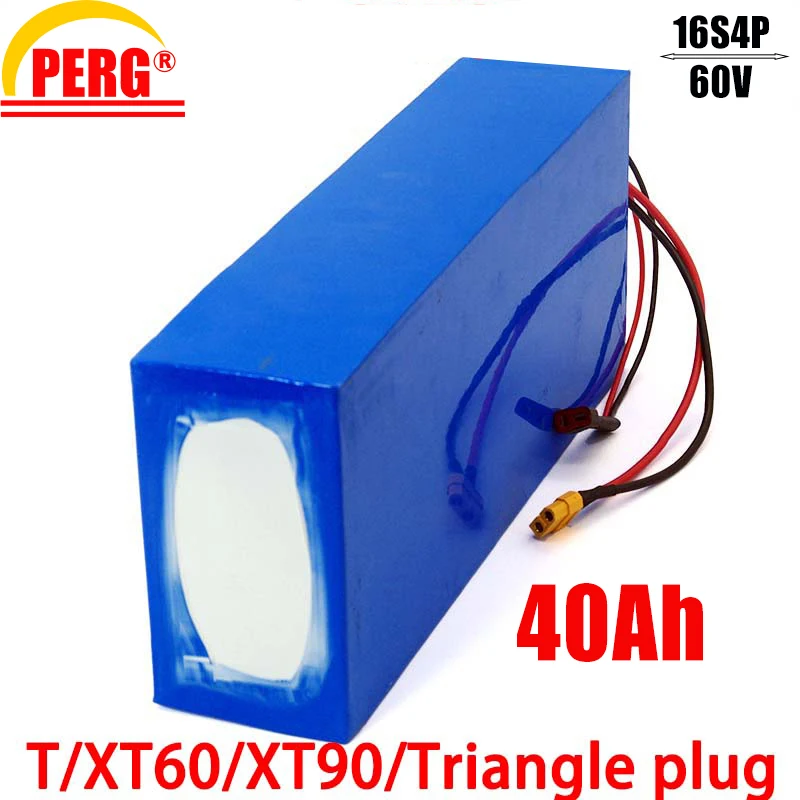 

60V 40ah 21700 16s4p Electric scooter bateria 67.2v 40AH Electric Bicycle Lithium Battery 1000W 2000W ebike batteries