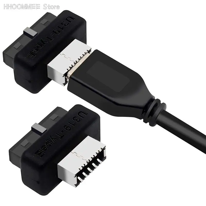 

Внутренний разъем USB 3,0 на USB 3,1/Тип C, Передний тип E адаптер, конвертер от 20pin до 19pin для ПК, коннектор для материнской платы, переходник